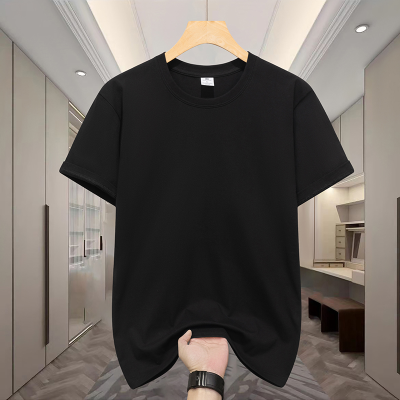 胖子纯棉大码宽松短袖t恤打底衫