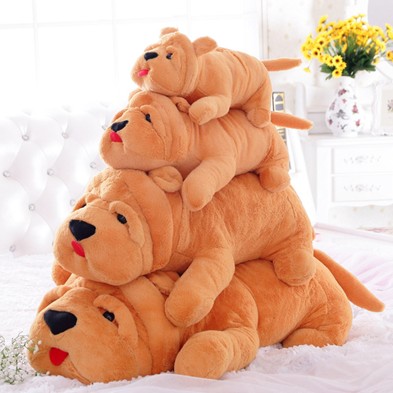 大头狗抱枕沙皮狗毛绒玩具趴趴狗公仔女友婚庆生日礼物儿童布娃娃