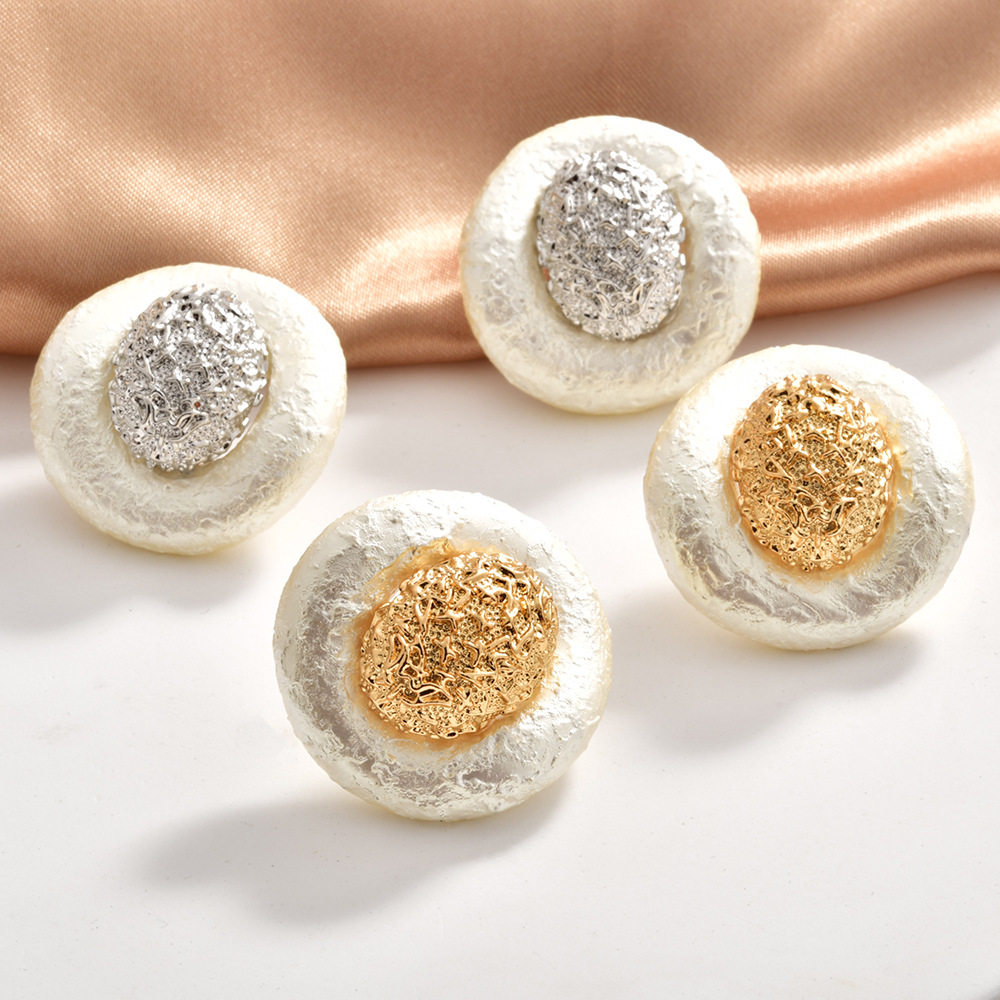 小众设计中古vintage颗粒纹珍珠圆环耳钉优雅高级感气质时尚耳饰,饰品/流行首饰/时尚饰品新,耳钉,淘宝优惠券,粉丝福利购,淘宝优惠卷