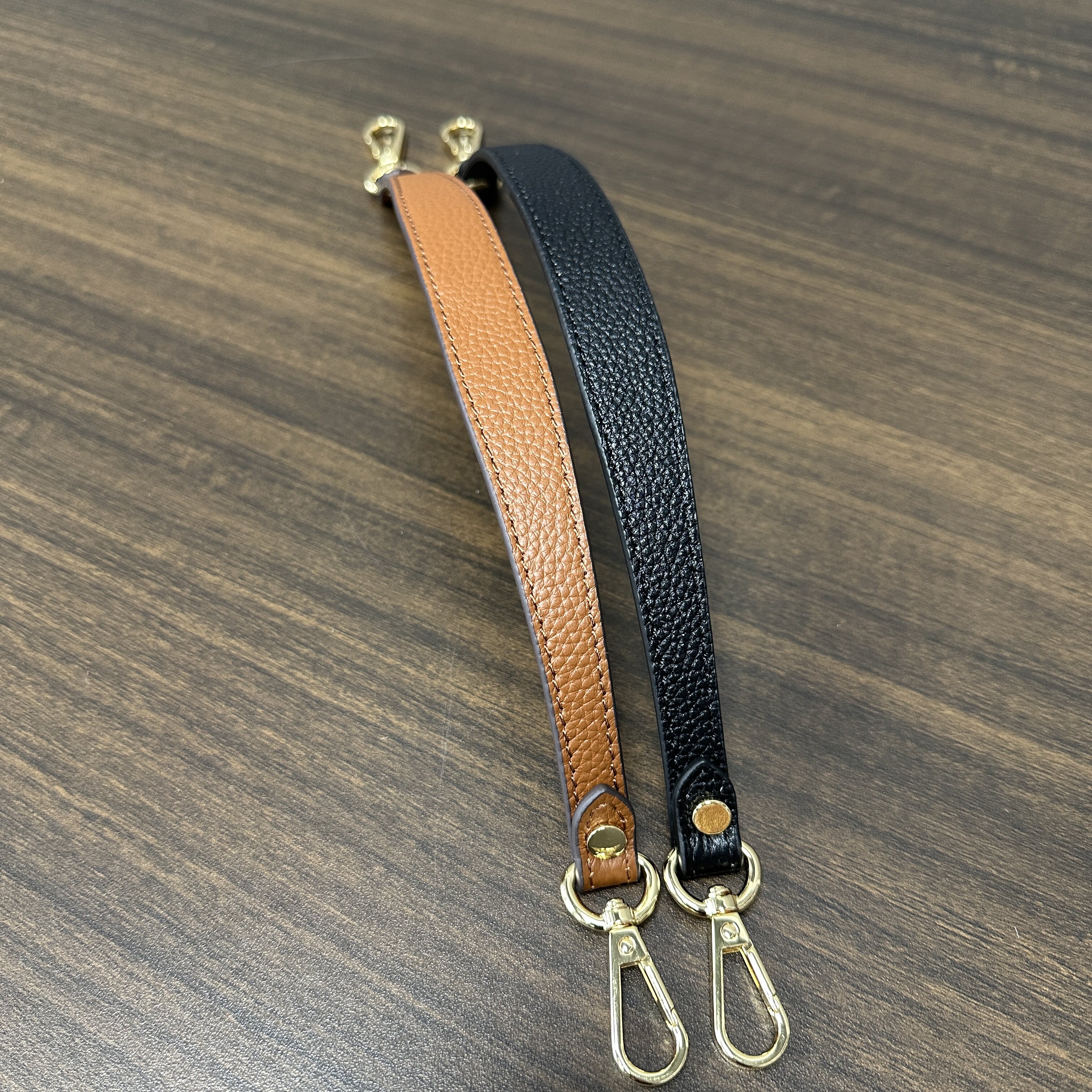 优家/头层牛皮手提带金属链条斜跨单肩改造带五金圆环配件