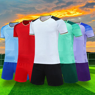 儿童足球服套装男童训练服长袖春小学生足球比赛队服女童运动定制