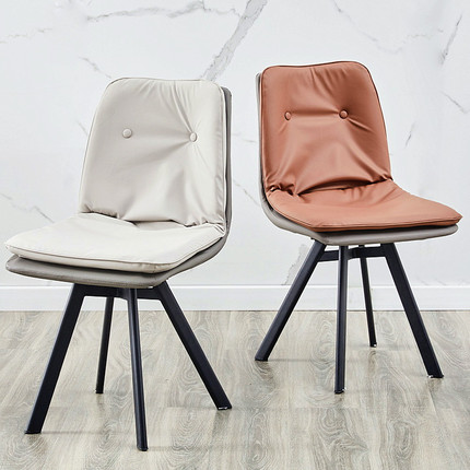 简约现代餐椅家用软包靠背椅餐厅凳子北欧休闲咖啡椅酒店餐桌椅子