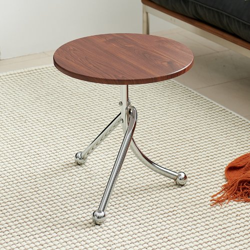 中古风边几铁艺圆几Ins风圆茶几