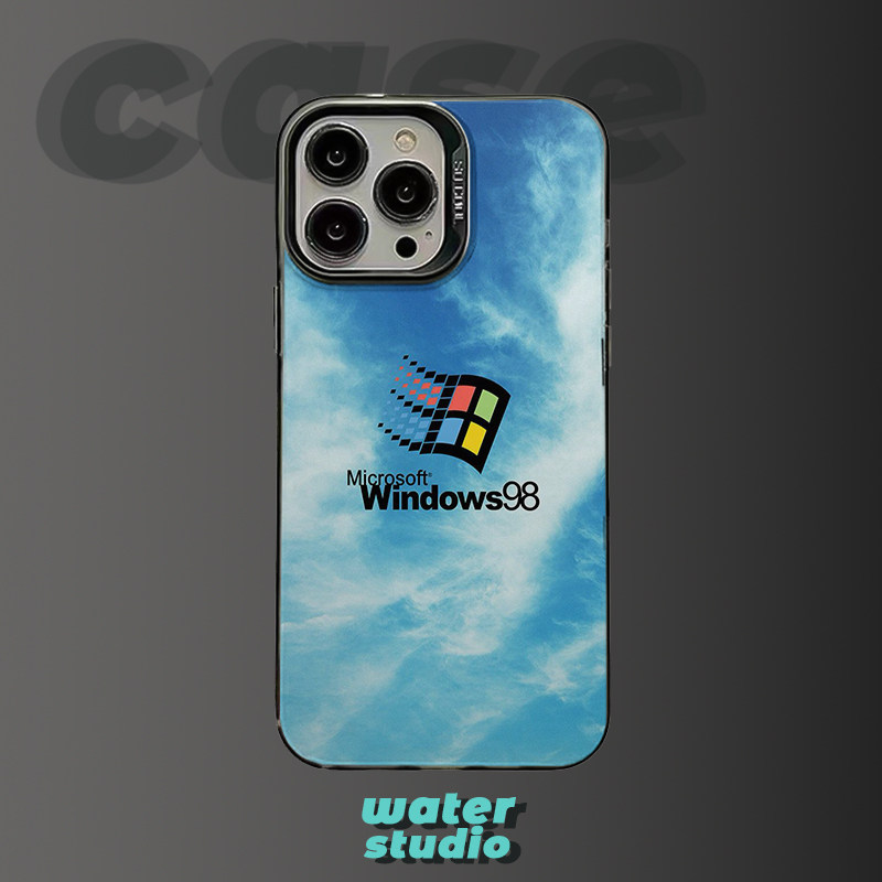 经典复古操作系统适用苹果16promax手机壳iPhone15pro不撞壳IQOOneo9小米15软12pro华为P70红米k80一加ACE3