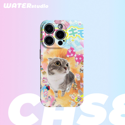 哈基米贴纸风适用苹果16promax菲林iphone15双层P70二合一iqoo13小米14红米k80华为mate70一加ace3手机壳oppo