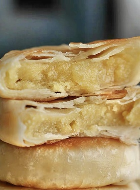 广东正潮汕特产宗惠来隆江 咸 绿豆饼旗舰店酥皮手工传统老式糕点