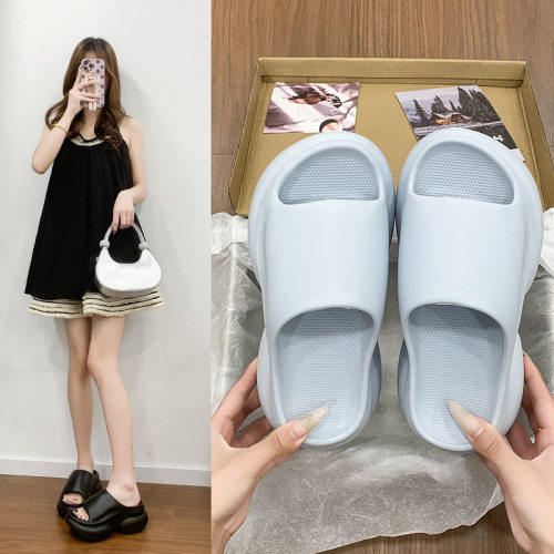 7cm厚底防滑不累脚高跟凉拖女
