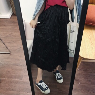 毛丽小四郎搭配单品中长裙韩风