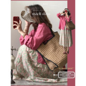 一眼沦陷 毛丽小四郎 浪漫碎花 复古温柔气质松紧半身中长裙女