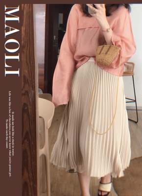 小众日系长袖丝质两件套背心披肩