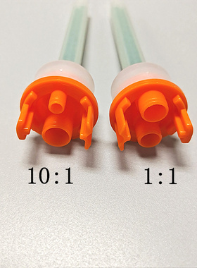 MF05-16L绿色内芯大口胶水用混合管方形混胶管圆口静态AB胶管8-24