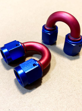 180度AN6/AN8/AN10双头螺母接头FEMALE FLARE SWIVEL油管对接