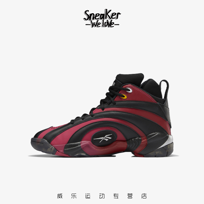 Reebok锐步 SHAQNOSIS 黑红 经典高帮运动篮球鞋GX260