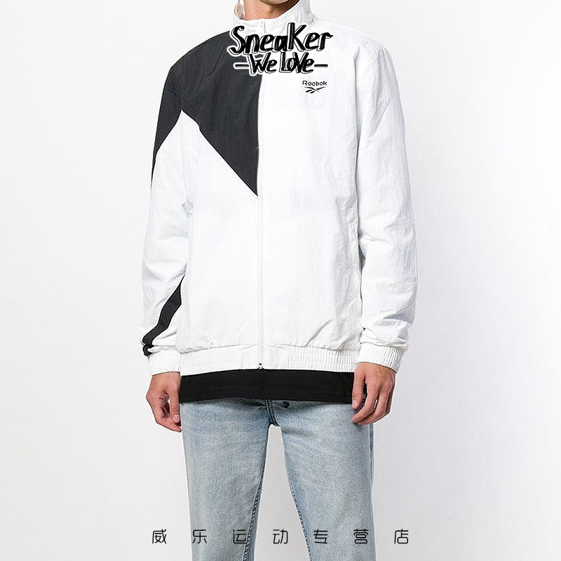 Reebok锐步 LF Tracktop 男子经典休闲立领上衣DJ1949