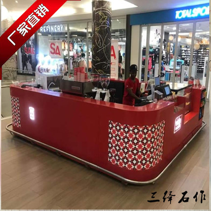 火红中国红纯亚克力人造石机器面板操作台雕刻门槛石红色装饰异形
