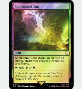 PIP 284 盘根峭壁 万智牌 Rootbound Crag