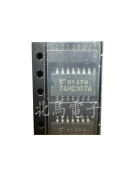 TC74HC107AF 触发器 SOP14 丝印74HC107A 脚中体5.2mm 全新可直拍