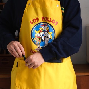 绝命毒师周边|炸鸡兄弟围裙防水帆布