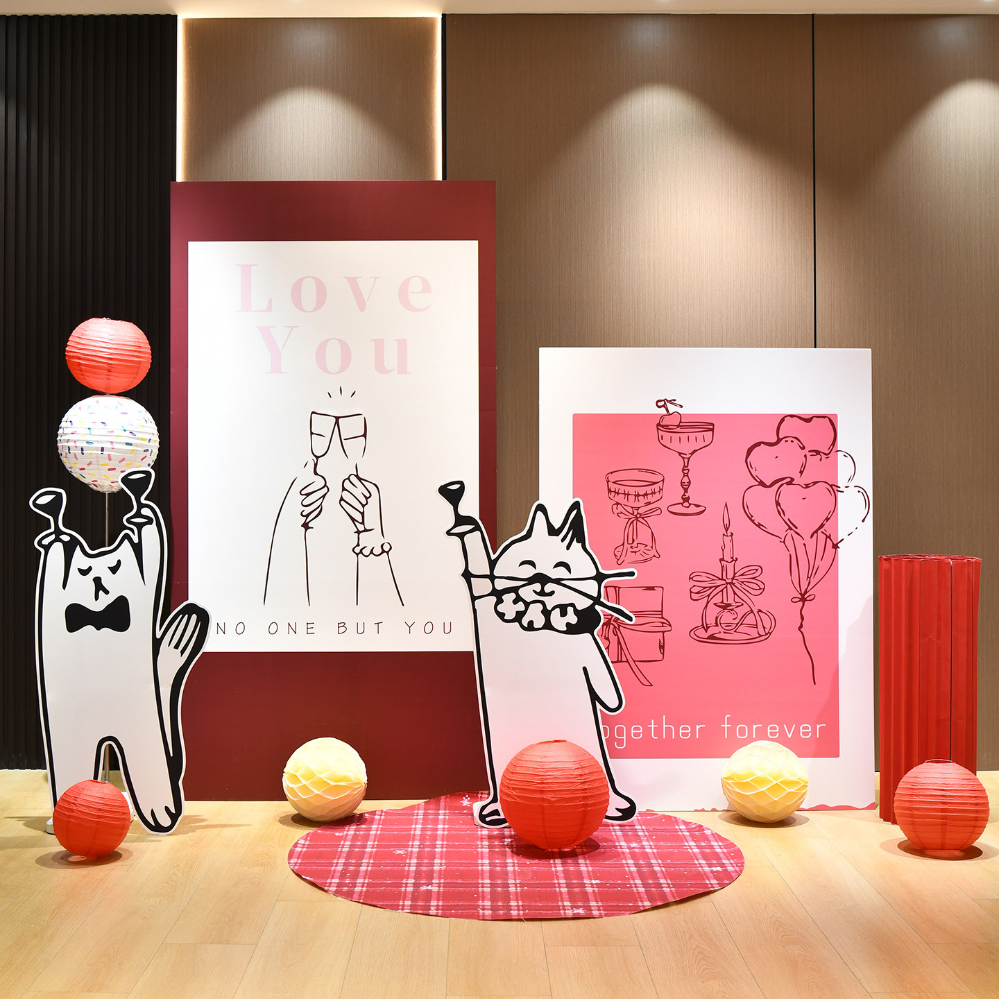 情人节商场活动装饰布置室内外告白拍照打卡气球kt板背景墙美陈,节庆用品/礼品,装扮布置套餐,淘宝优惠券,粉丝福利购,淘宝优惠卷