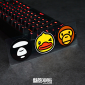 饰 潮流卡通猴趣味汽车贴纸创意摩托车装 反光防水贴 个性 魅影车贴