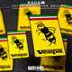 小蜜蜂 VESPA B款 多色 贴纸 魅影车贴 反光贴 比亚乔