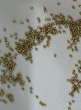 18k金芝麻珠手工编制迷你珠