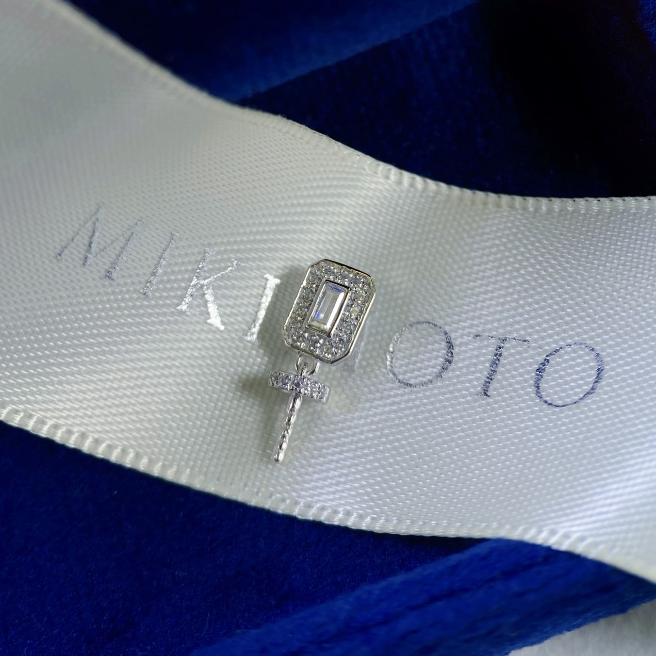 PT方糖珍珠吊坠托厚实空托diy配件PT900精致显气质简约大气