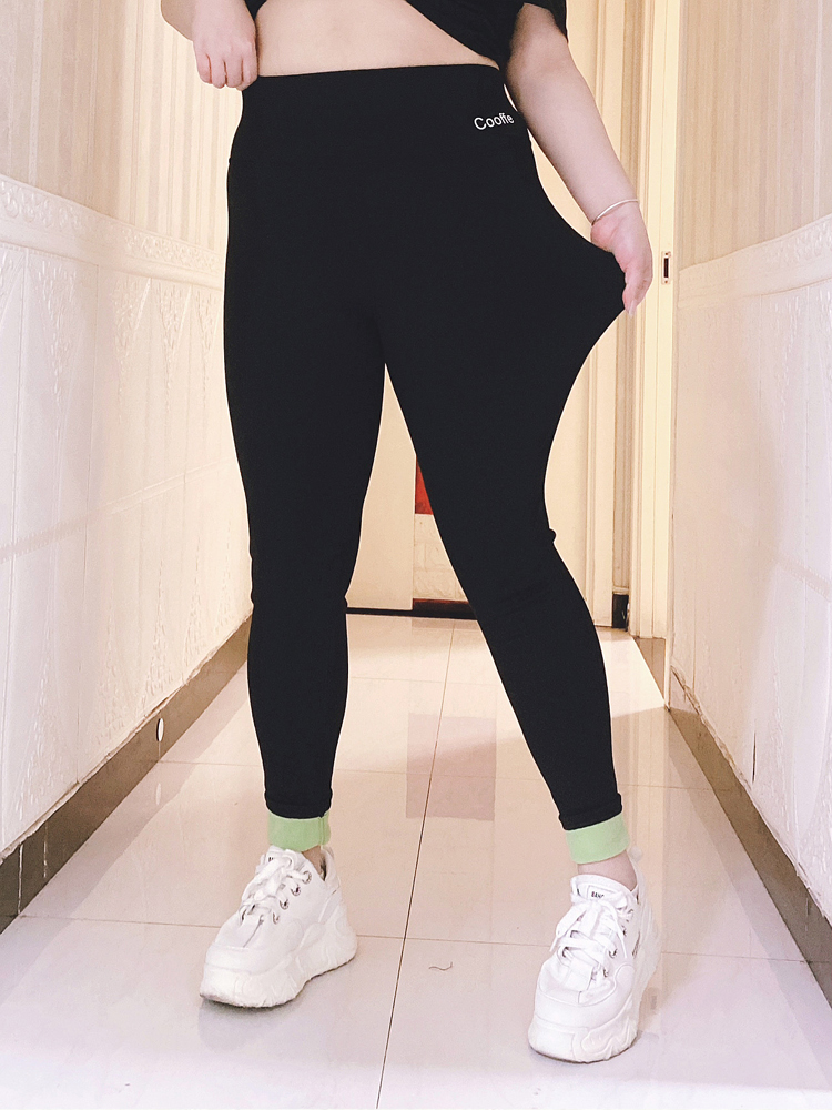 280斤加绒芭比裤hello胖妞保暖