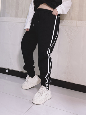 300斤加绒运动裤Hello胖妞冬保暖