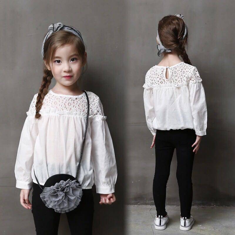 Chemise fille à manche longue - Ref 2085057 Image 1