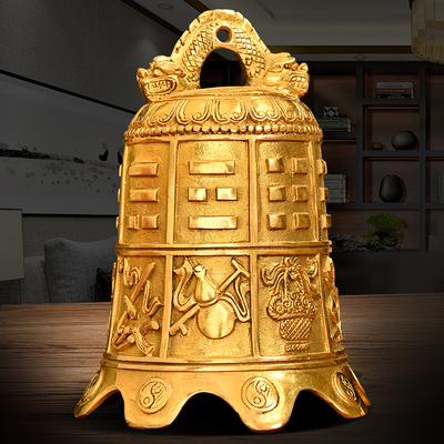 铜钟八宝铜钟挂件摆件铃铛寺庙