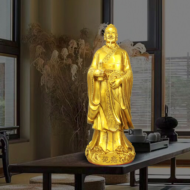 铜范蠡铜像文财神爷陶朱公像商圣