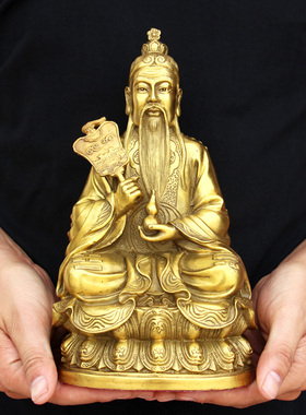 黄铜太上老君摆件家居