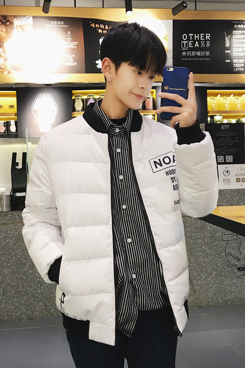 冬季男棉服棒球领棉衣703-DJ571特价白色无大码,男装棉衣,星座703