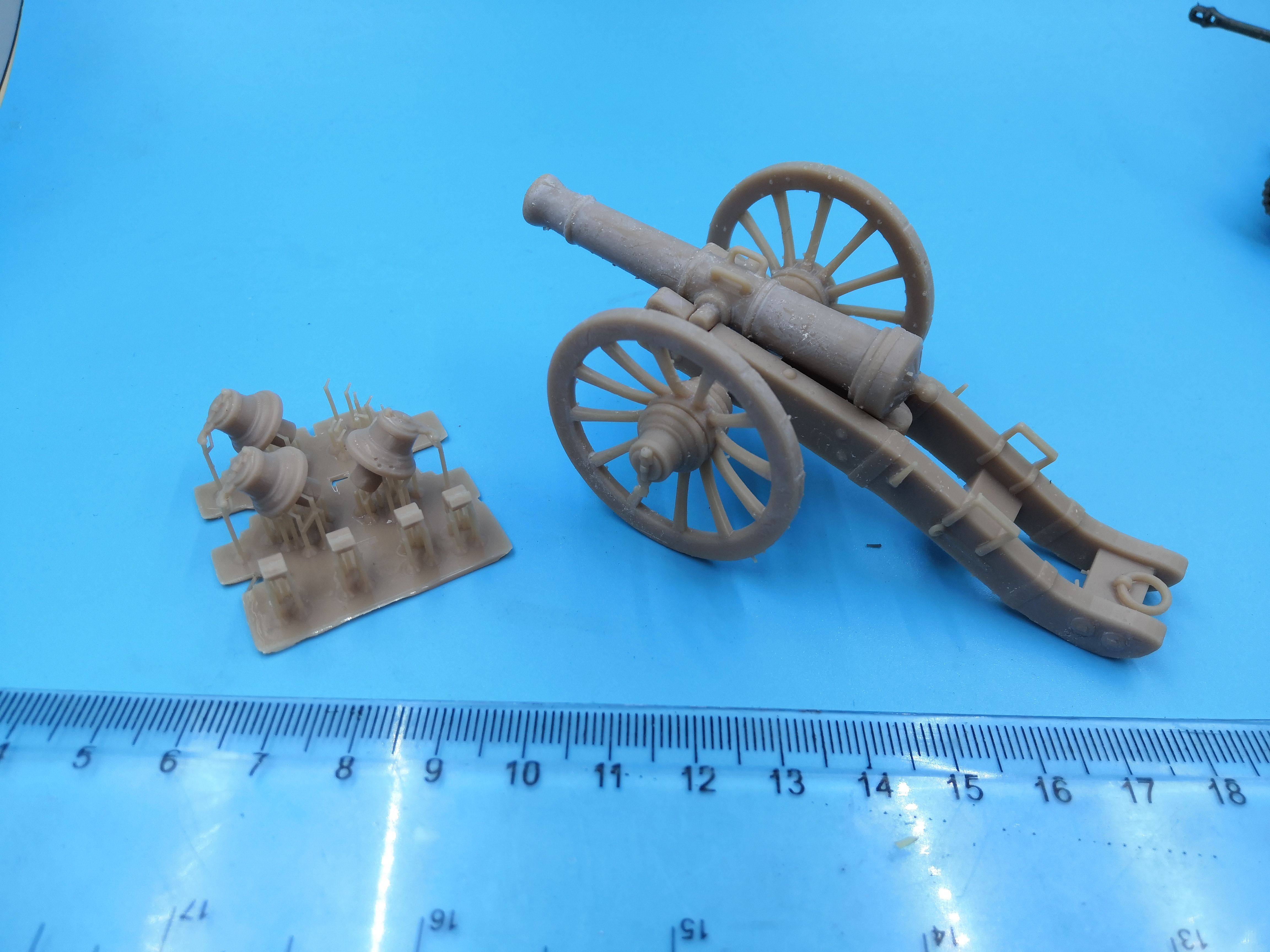 1/72 1/48 1/35 1/18 1/64拿破仑大炮模型 打印树脂 模型电子图纸