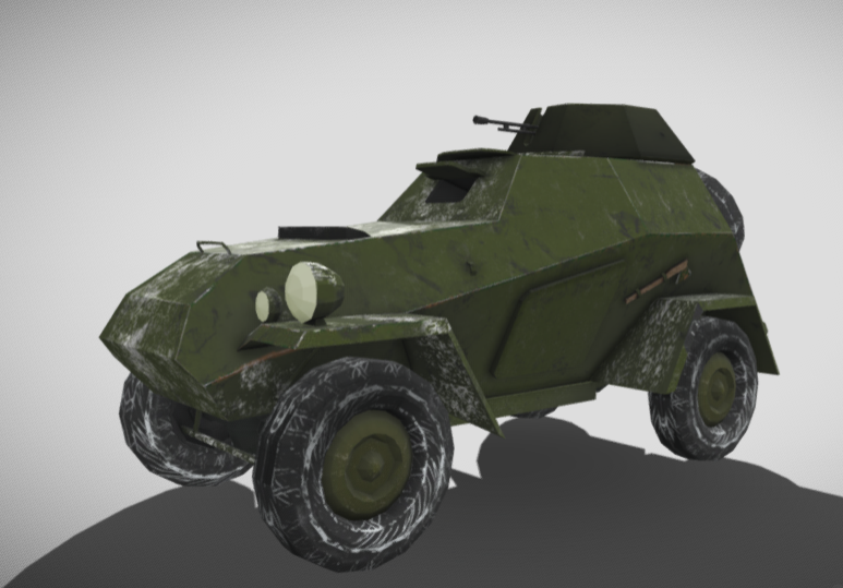 1/72 1/48 1/35 1/18 1/64 ba-64装甲车模型 打印树脂 电子图纸