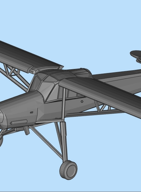 Fieseler Fi 156 Storch 隆美尔 侦察机 1/72 1/100 1/87