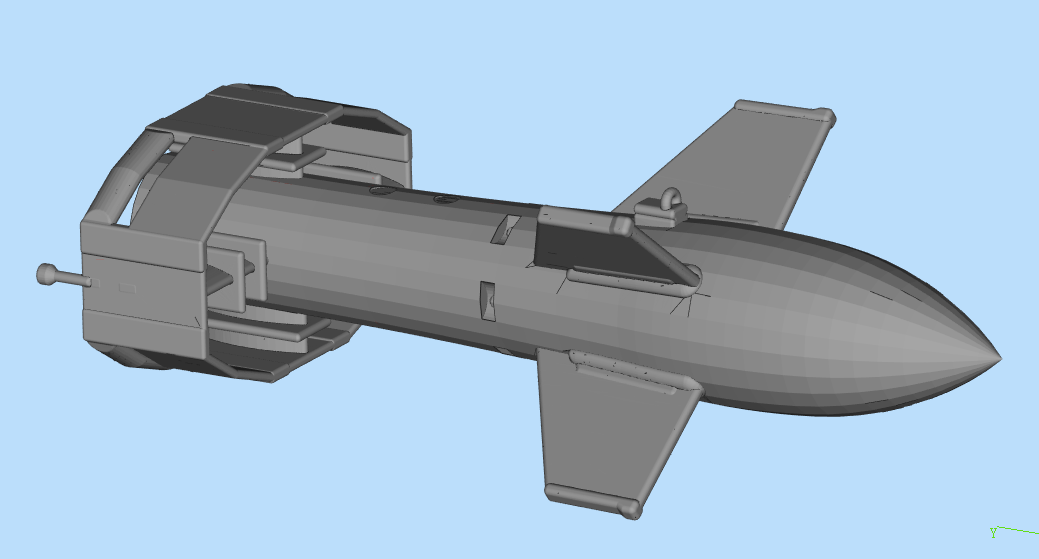 1/72 1/48 1/144 1/100 1/87 二战弗里茨x fritz x导弹 树脂拼装