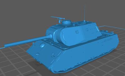 echer重型坦克世界树脂模型