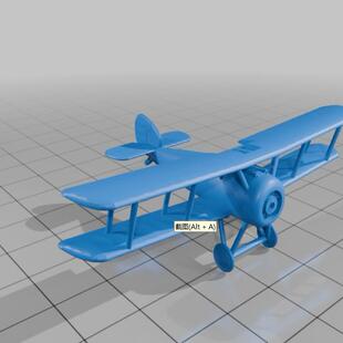 144 直升机飞机模型3D打印 Sopwith Snipe