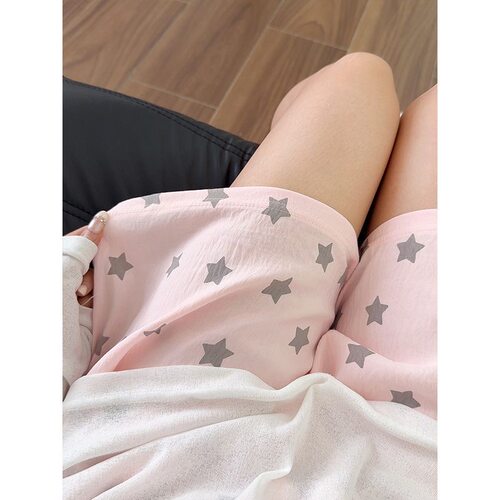 云朵棉薄款显瘦外穿居家短裤女