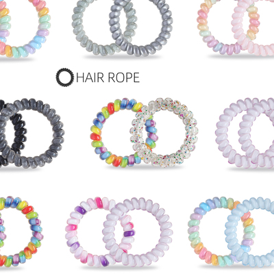 M码彩虹TT圈平替中号电话线发圈