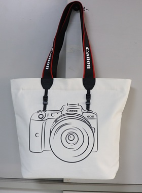 佳能7DII帆布包 原装礼品 R5个性帆布包原装5DIV相机帆布包