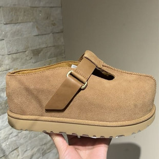 金星克罗格2025春夏新款一脚蹬女松糕厚底增高包头拖外穿半包拖鞋