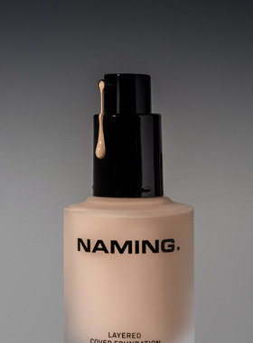 首发现货▲韩国Naming空气 轻便保湿遮瑕持久服帖粉底液Layered