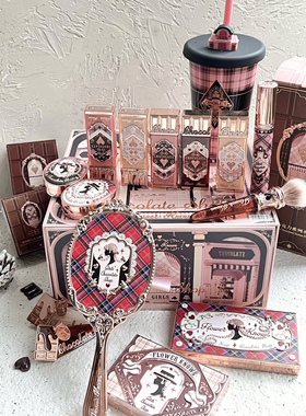 现货 花知晓巧克力商店云朵唇霜唇釉眼影腮红针织小熊牧羊少女02