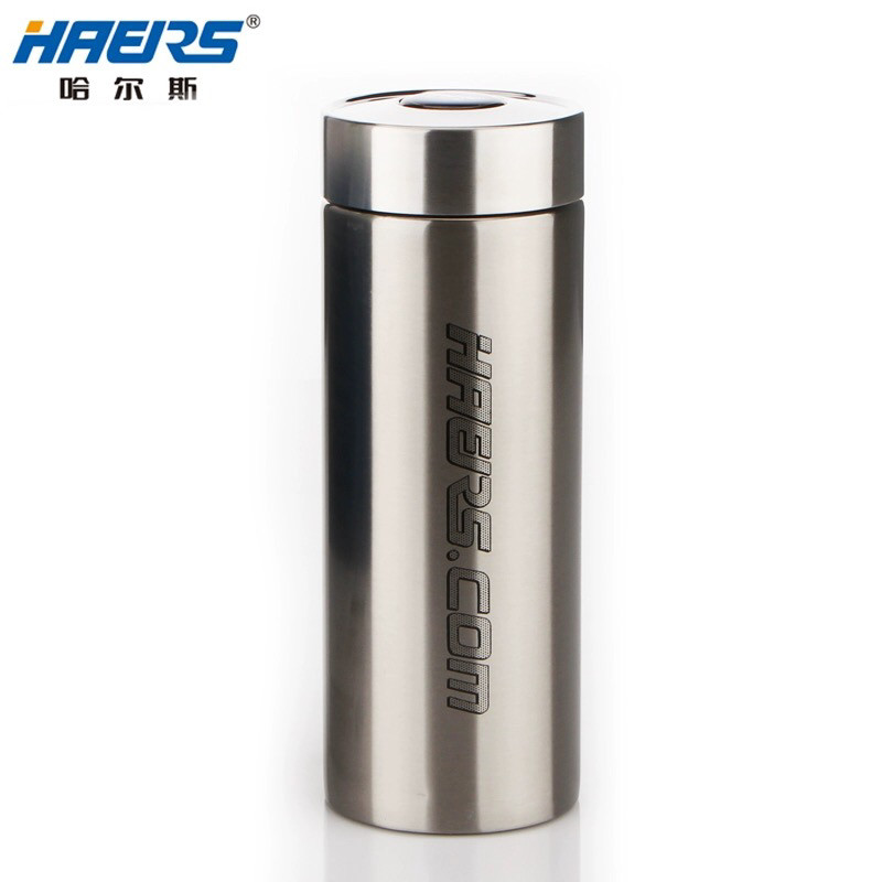 哈尔斯真空保温直杯不锈钢商务杯便携杯男女办公家用水杯350ml