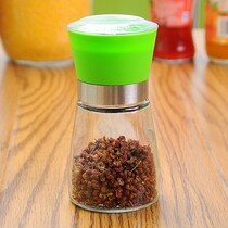 黑胡椒粒玻璃花椒粉搅碎机糊椒粉手动研磨器粉碎机调味罐手动压胡