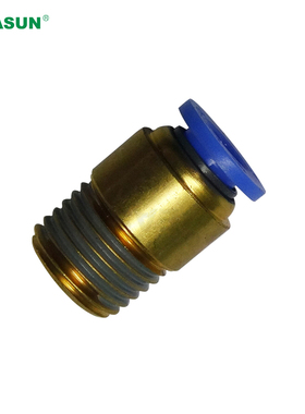 *EASUN亿日 R螺纹圆直通接头 EPOC4-01 6-02 8-03 10-04 12 16