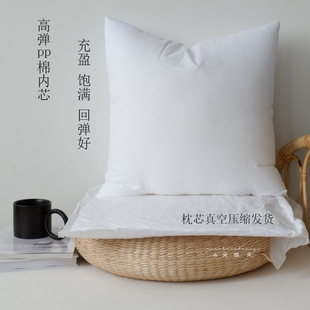 高弹纤维棉/羽丝绒抱枕芯45*45厘米30*50cm靠枕靠垫芯内胆长方形